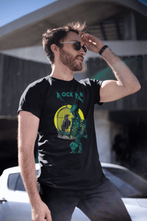 Nome do produto Camiseta Reta Skeleton with Caged Crow