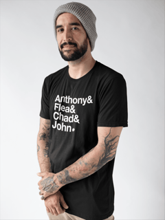 Nome do produto Camiseta RHCP Formação Atual - Prime