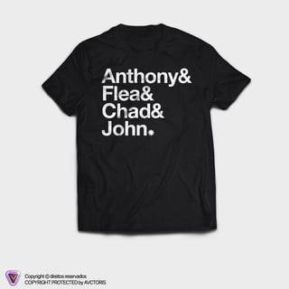 Nome do produto Camiseta RHCP Formação Atual - Prime
