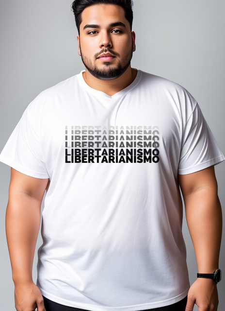 CAMISETA PLUS SIZE - LIBERTARIANISMO