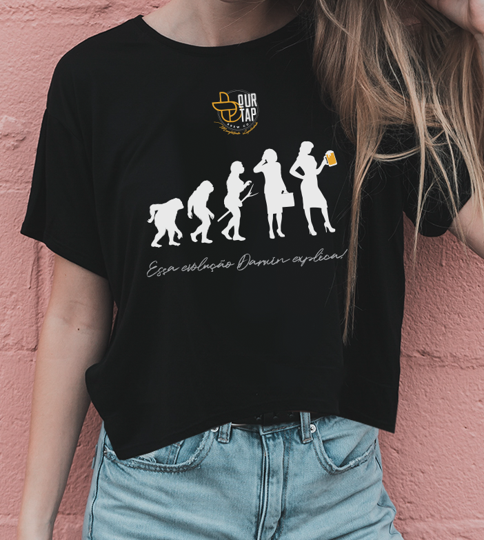 Nome do produto: Baby Look Evolução Mulher - Our Tap Beers