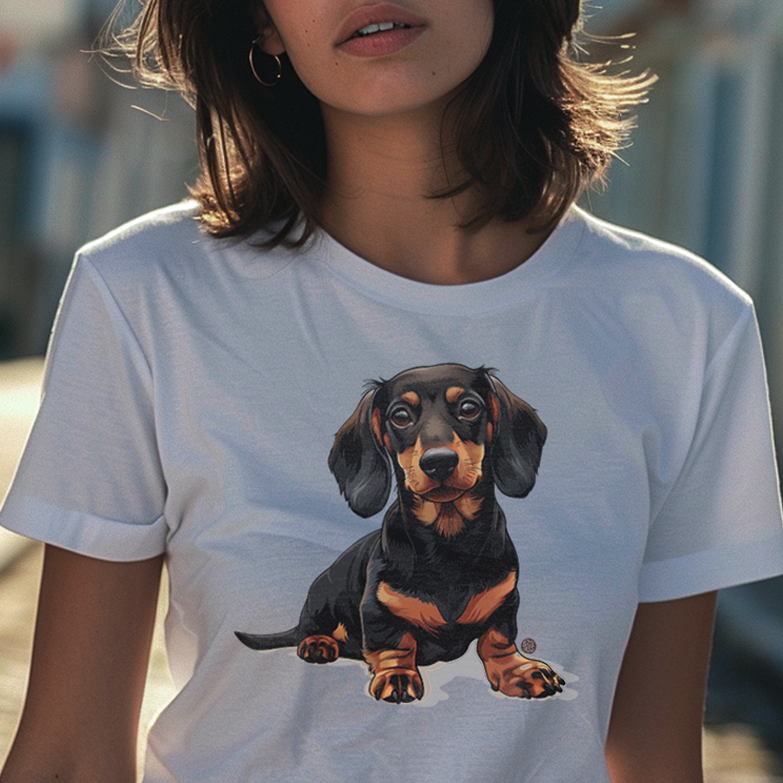 Nome do produto: Camiseta Baby Long Pets - Dachshund 