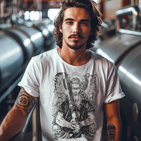Camiseta Cerveja - Beer God - Unissex
