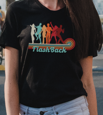 Nome do produto: Camiseta Flashback - Dance