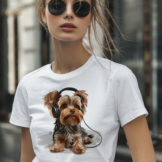 Camiseta Pets - Yorkshire Skate - Unissex