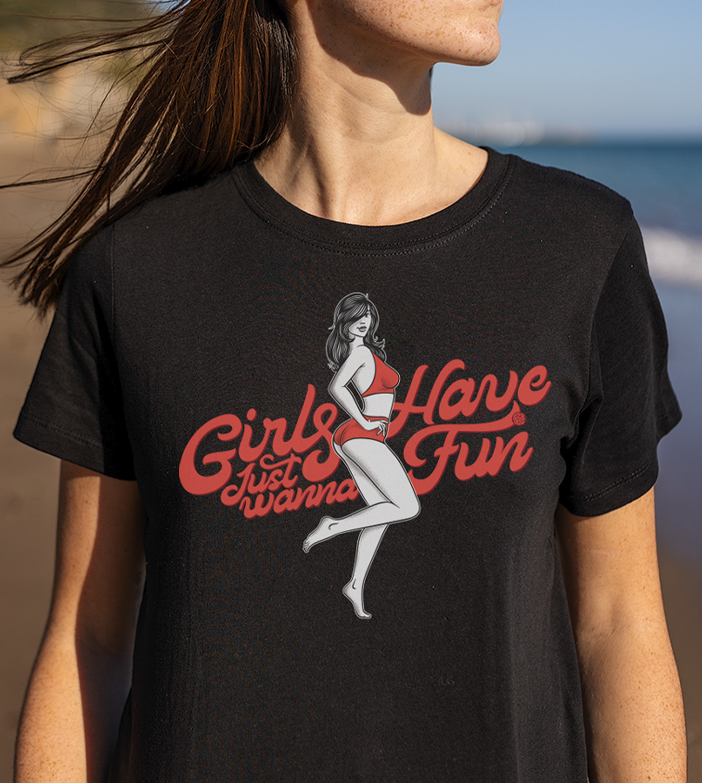 Nome do produto: Camsieta Babylook - Girls Just Wanna Have Fun