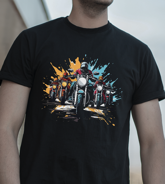 Nome do produto: Camiseta Motorcycle - Trip Na Estrada