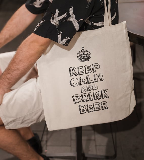 Ecobag Cru Keep Calm and Drink Beer