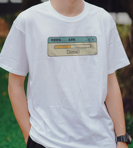 Nome do produto: Camiseta Loading Beer - Tecnologia
