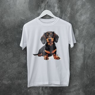 Nome do produto Camiseta Pets - Dachshund - Unissex