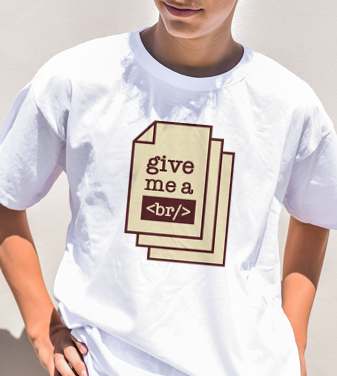 Nome do produto: Camiseta Give me a Break - Tecnologia