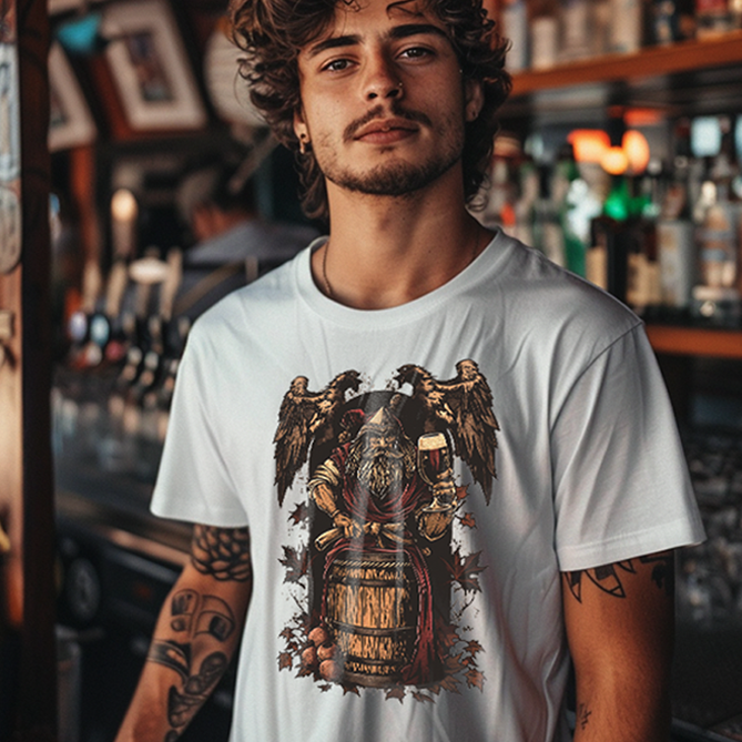 Nome do produto: Camiseta Cerveja - Medieval Viking - Unissex