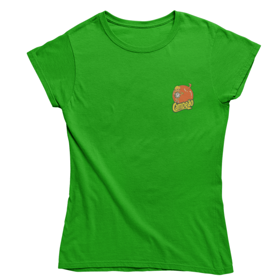 Camiseta Baby Long Maçãzinha Campeão