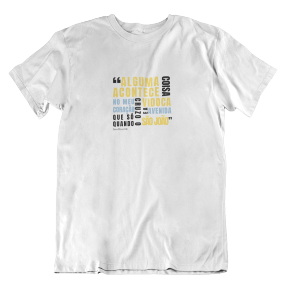 Camiseta Alguma Coisa Acontece No Meu Coração
