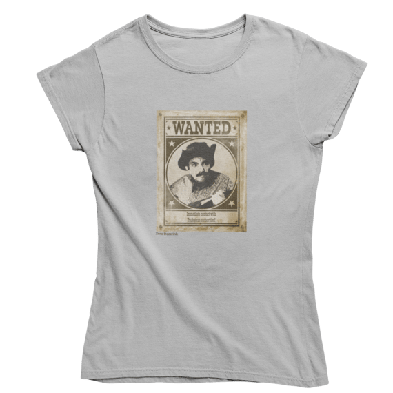Camiseta Baby Long Poster Wanted Mazzaropi