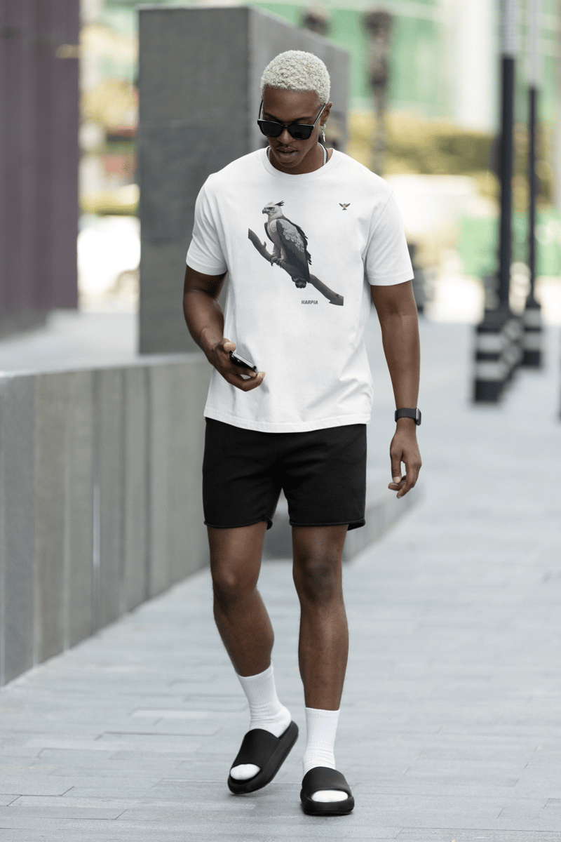Nome do produto: Camiseta Harpia - Coleção Fauna Viva - Masculina