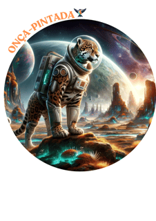 Nome do produto Camiseta Onça-pintada - Coleção Surreal - Masculina