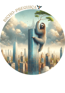 Nome do produto Camiseta Bicho-preguiça - Coleção Surreal - Masculina