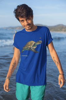 Camiseta Tartaruga-oliva - Coleção Fauna Viva