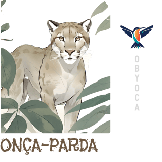 Nome do produto Camiseta Onça Parda - Coleção Raiz - Feminina