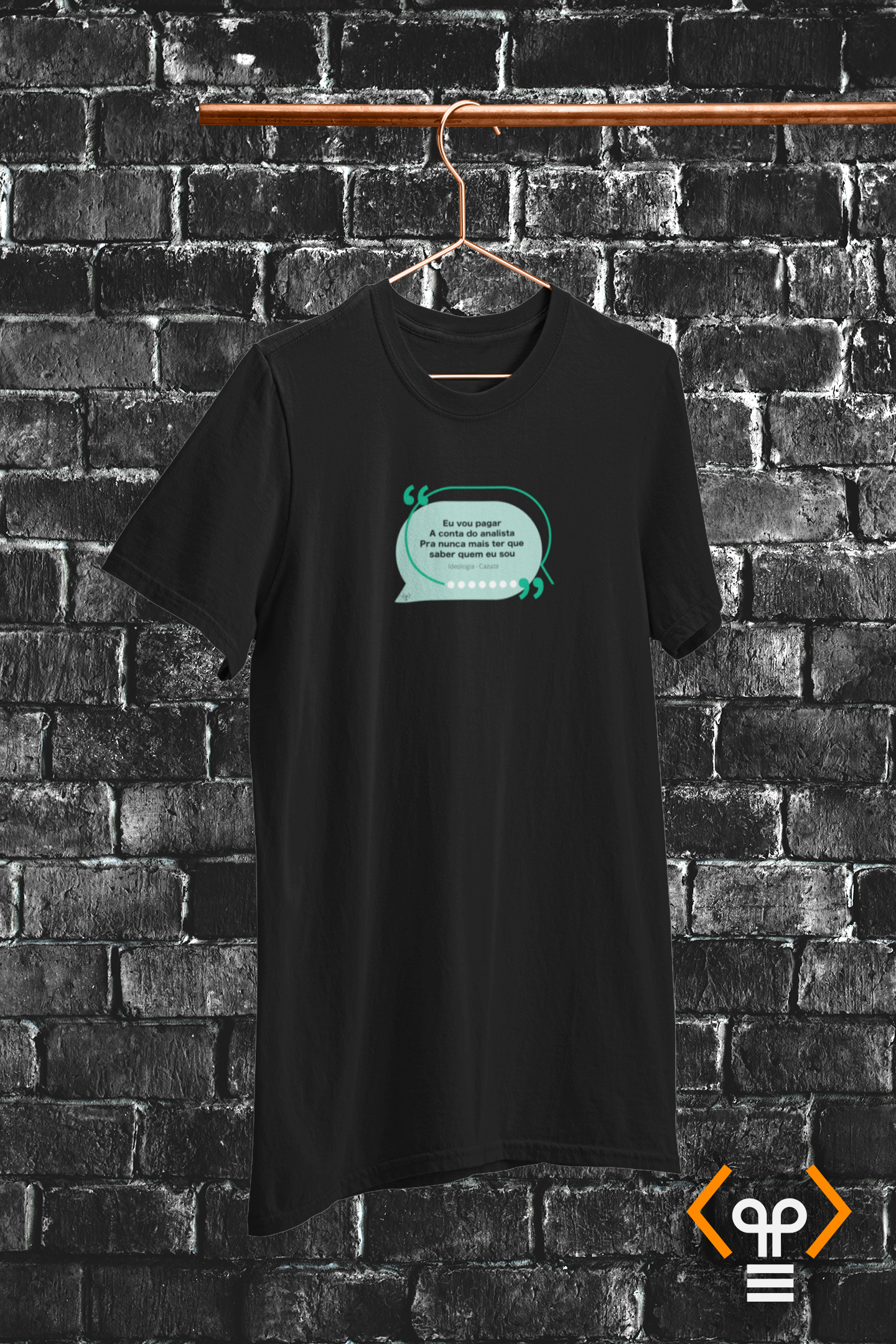 Camiseta-Eu vou pagar a conta do analista