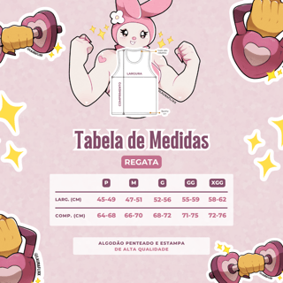 Nome do produto Regata EU TREINO FOFO