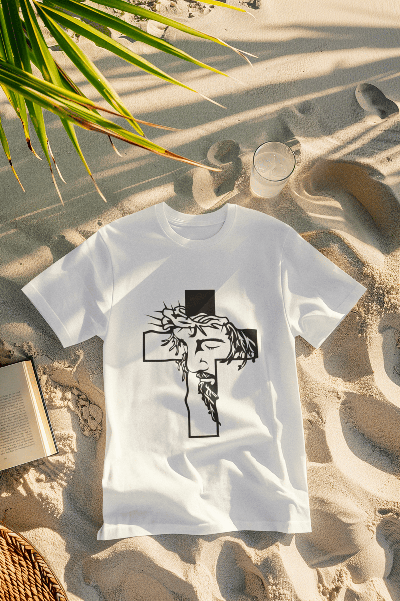Nome do produto: Camiseta Cristo Na Cruz