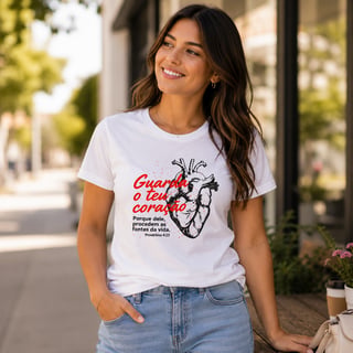 Nome do produto Camiseta Guarde teu coração