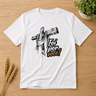 Camiseta Foi por ti