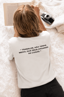 Nome do produto Camiseta Não Tenha Medo