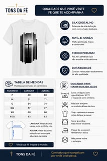 Nome do produto Camiseta Cruz Sagrada
