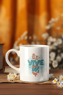 Canecas De Porcelana Personalizada, Ele Vive
