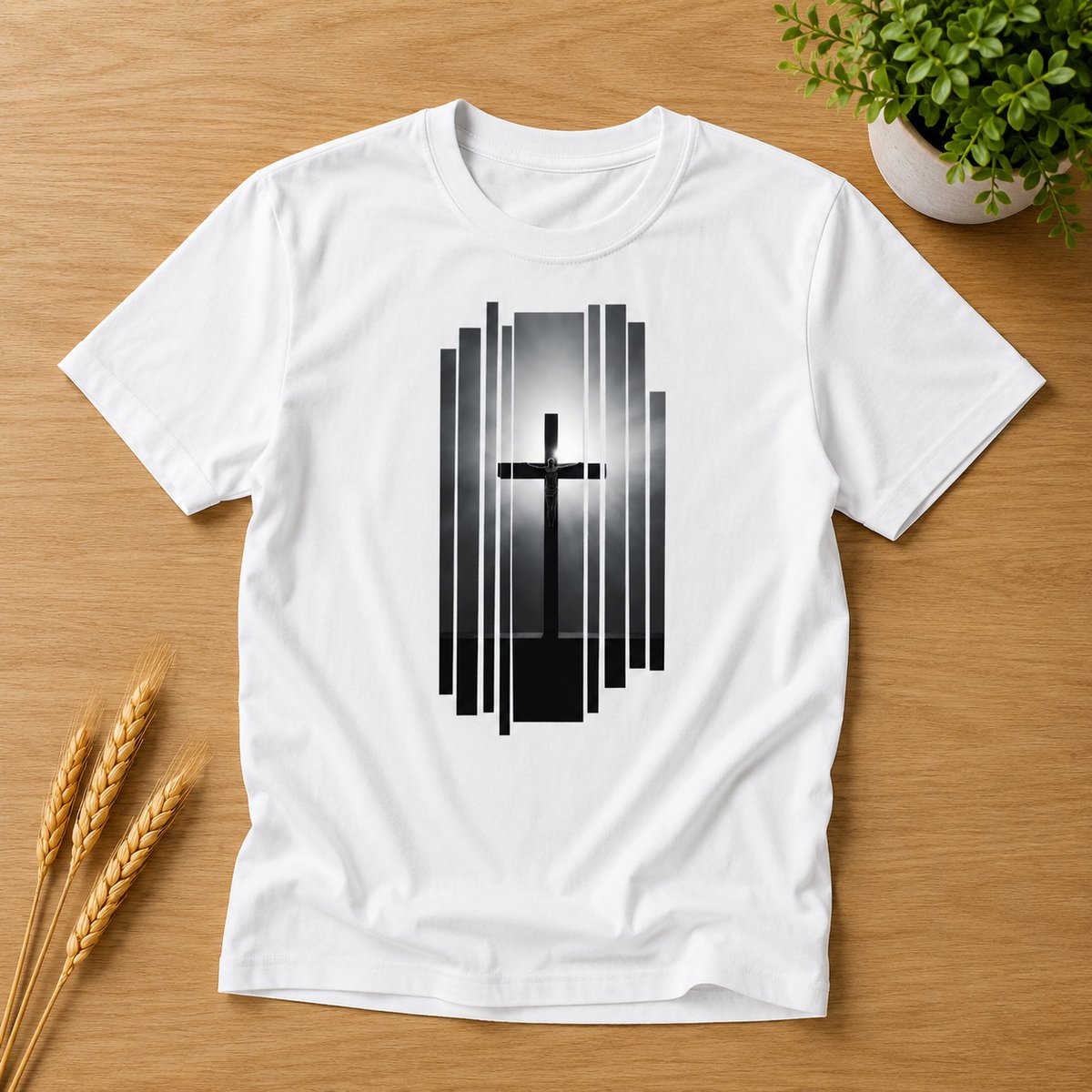 Nome do produto: Camiseta Cruz Sagrada
