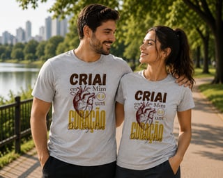 Nome do produto Camiseta Coração Puro