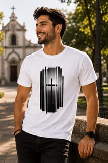Nome do produto Camiseta Cruz Sagrada