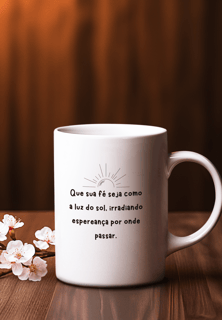 Caneca De Porcelana Personalizada, Esperança
