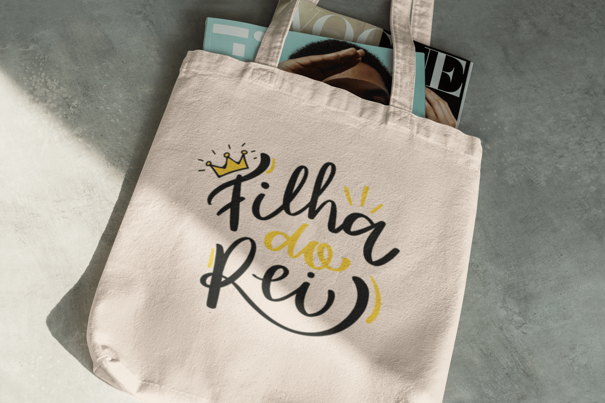 Nome do produto: Bolsa Ecobag Filha do rei