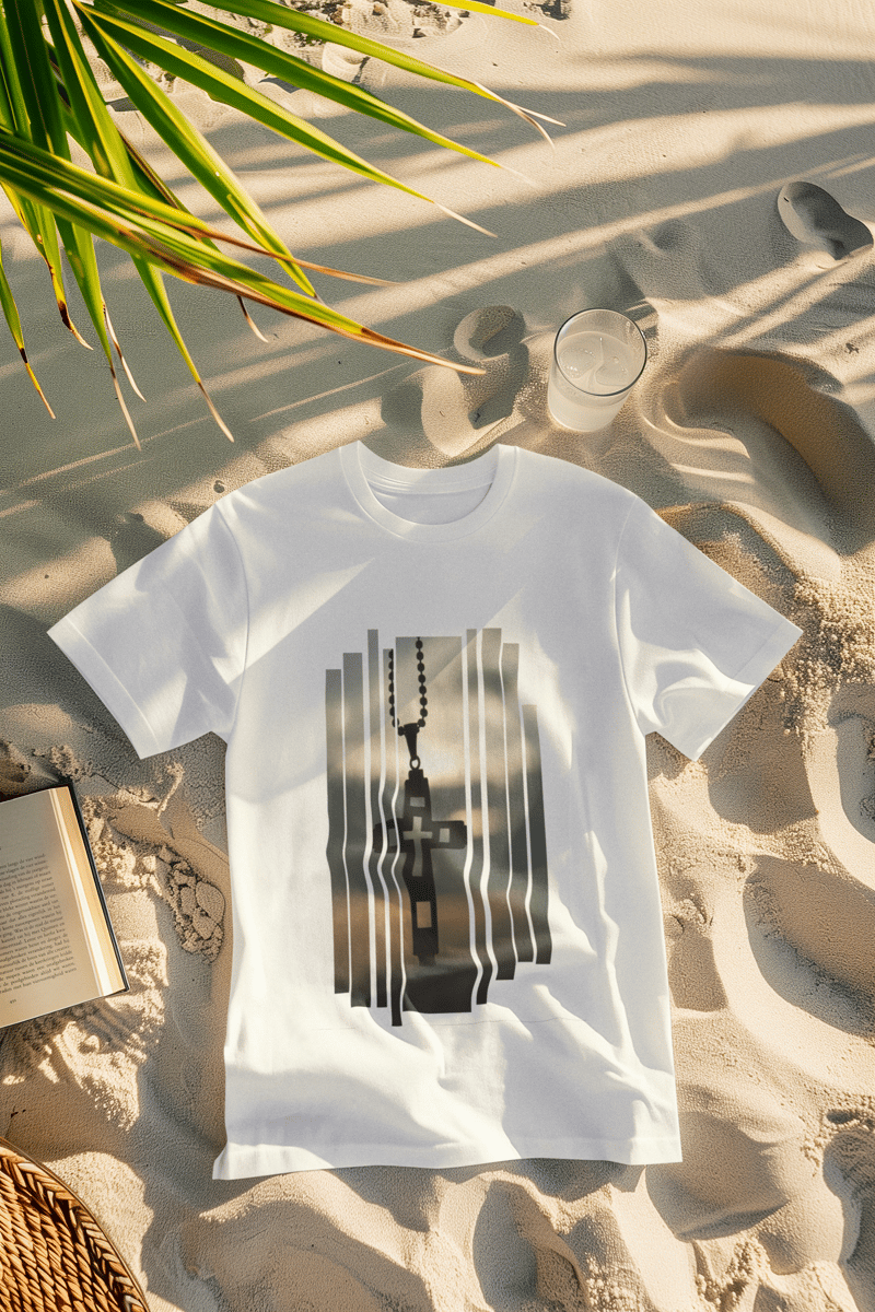 Nome do produto: Camiseta Cruz Sagrada