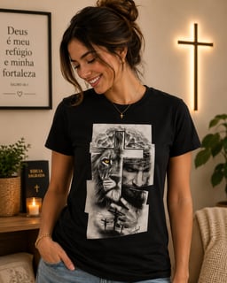 Nome do produto Camiseta O Leão De Judá
