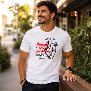 Nome do produto Camiseta Guarde teu coração