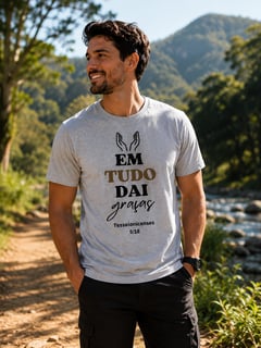 Nome do produto Camisa em Tudo Dai Graças