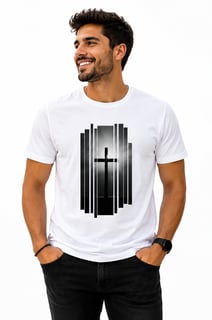 Nome do produto Camiseta Cruz Sagrada