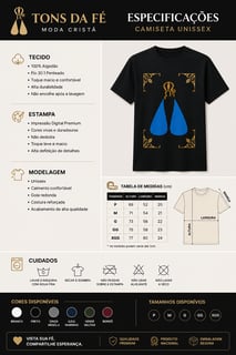 Nome do produto Camiseta Nossa Senhora