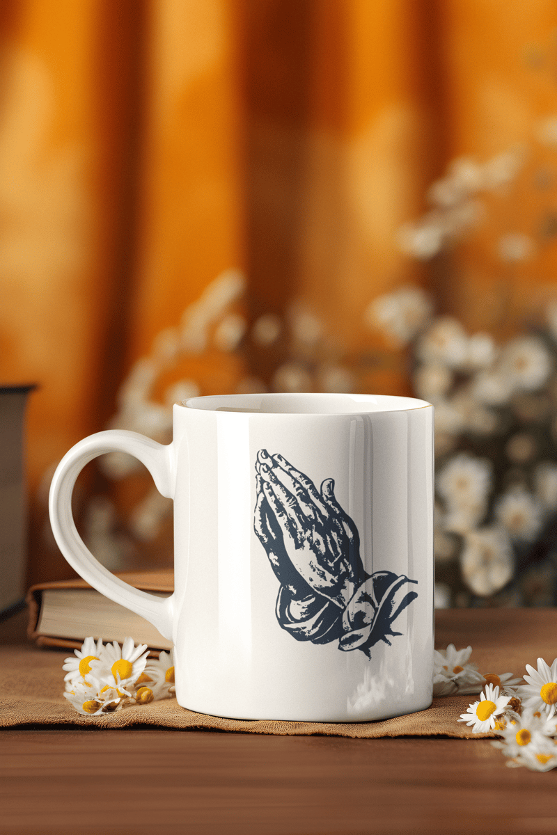 Nome do produto: Caneca De Porcelana Personalizada, Em Oração