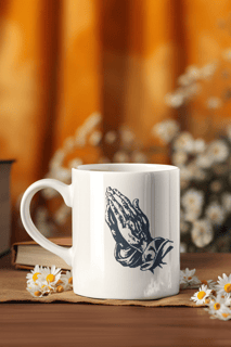 Caneca De Porcelana Personalizada, Em Oração