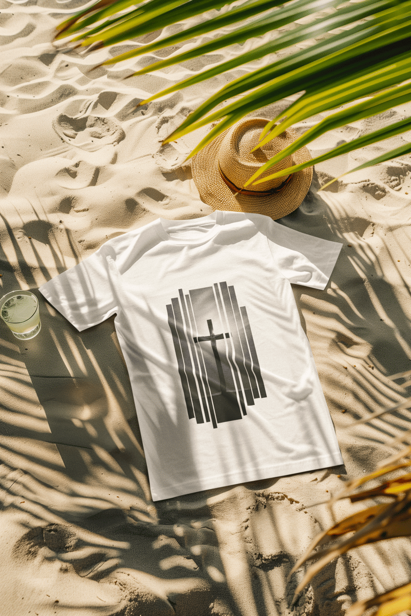 Nome do produto: Camiseta Cruz Sagrada