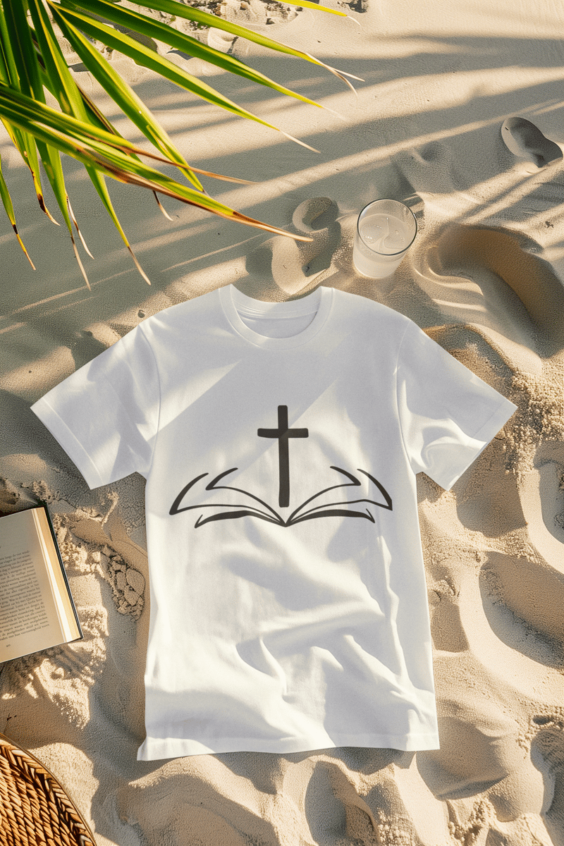 Nome do produto: Camiseta Cruz Sagrada