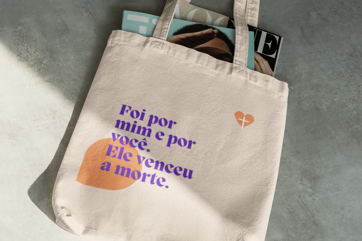 Nome do produto: Bolsa Ecobag Ele Venceu