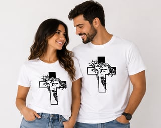 Nome do produto Camiseta Cristo Na Cruz