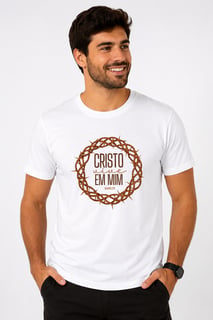 Nome do produto Camiseta Cristo Vive Em Min